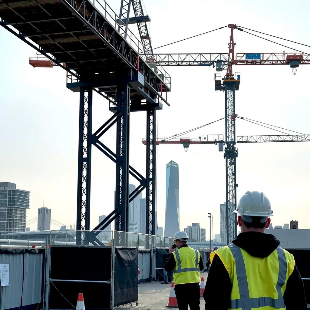 London construction project