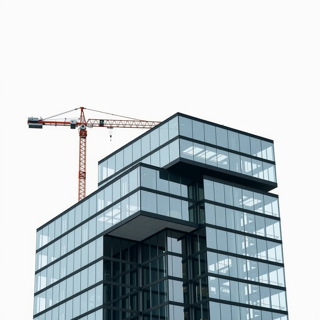 Office building construction