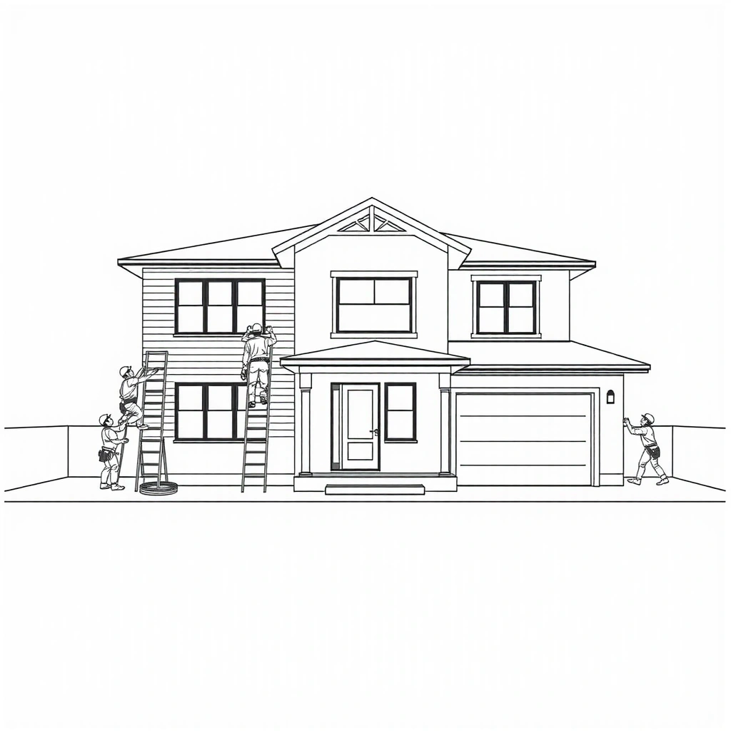 Single family home construction